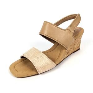 Clark’s Kyarra Faye Slingback Wedge Sandals